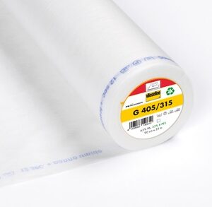 Vlieseline Medium Weight Iron-On White G405
