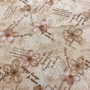 Pin1/M - Cherry Blossom Script 180cm piece.