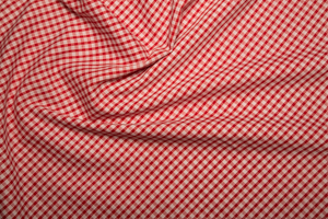 Gingham ⅛" Red