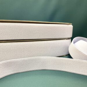 White Woven Elastic (Various Widths)