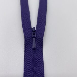 Concealed Zip - Purple (Various Lengths)