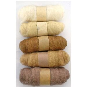 Brown Felting Fibre