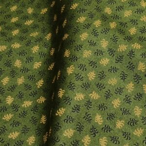 Gre17/S - Green mini fern leaves 180cm Piece