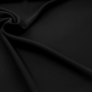 Su116/M - Black Triple Crepe