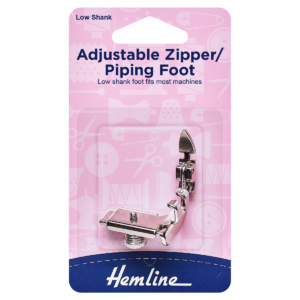 Adjustable Zip/Piping Foot