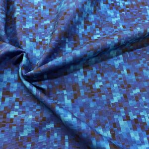 Blu43/T - Ombre Squares Midnight Blue