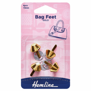 Gold Bag Feet (15mm)