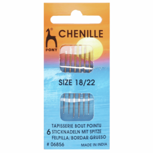 Chenille Needles Sizes 18 - 22