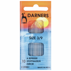 Darners Needles Mixed Pack Size 3 - 9