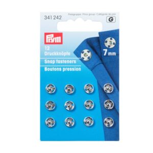 Silver Snap Fasteners (Various Sizes)