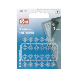 Transparent Snap Fasteners 7mm