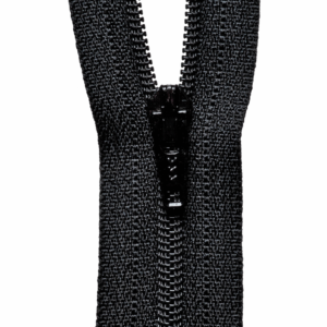 Open End Zip - Black (Various Lengths)