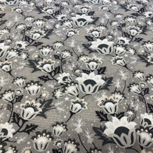 Grey13/T - Boudoir Floral London Fog