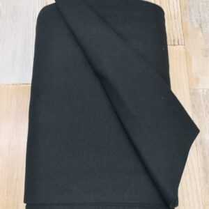 J42/U - Black Tubular Cuffing Cotton Jersey