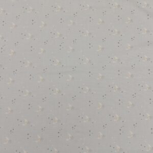 Chi19/T - Little Ducklings Moon Print Blue - 2.25m Piece