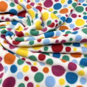 Multicoloured Spot Fleece