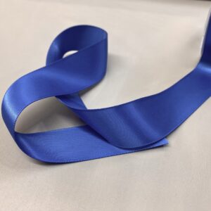 Royal Blue Double Face Satin Ribbon (Various Widths)
