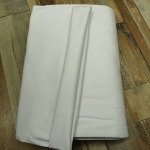 J32/W - White Tubular Cuffing Cotton Jersey