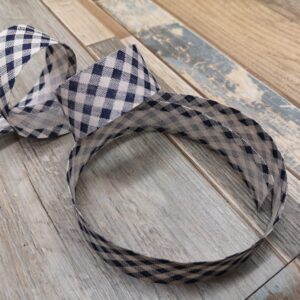 Gingham 25mm "3471" Bias Tape Cotton