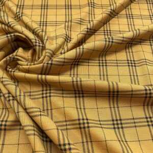 J31/Y - Mustard check Ponte Roma Jersey