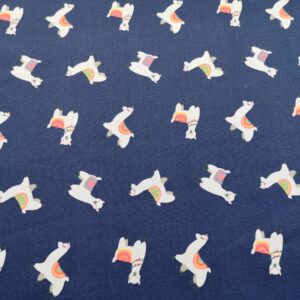 PC08 - Tossed Alpaca Blue Polycotton