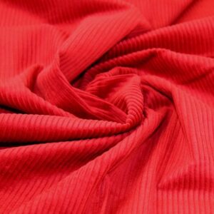 C53/Y - Washed Jumbo Cord Cherry Red
