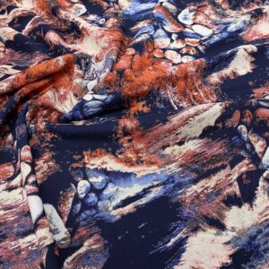 V06/Z - Trees Brush Strokes Viscose