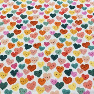 Multi07/Z - Bee Happy Smiley Love Hearts