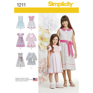 Simplicity 1211 Child's and Girls' Dress
