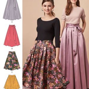 Simplicity 8743 Women's Pleated Skirts