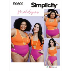 Simplicity 9609 Swimsuits by Maddie Flanigan