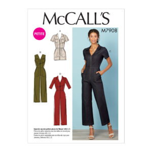 McCall's M7908 Misses'/Miss Petite Jumpsuits