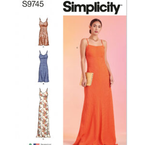 Simplicity S9745 Misses' Slip Dress in Three Lengths
