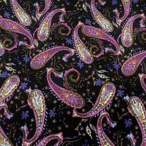J03/AA - Paisley floral Viscose Jersey