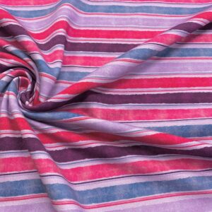 J31/AA - Toff Stripes Pink French Terry