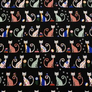 Ani01/BB - Felix Cat Floral Paw Prints