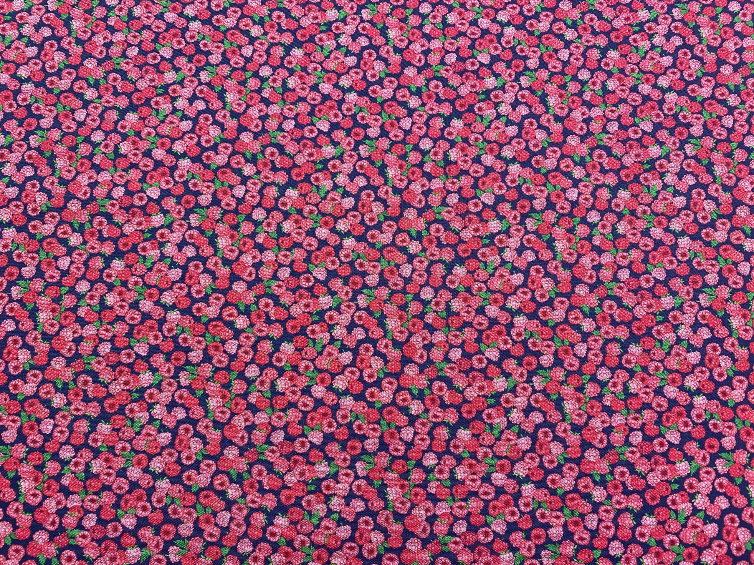 Pur04/BB - QT Mini Raspberries - Just Sew Penrith