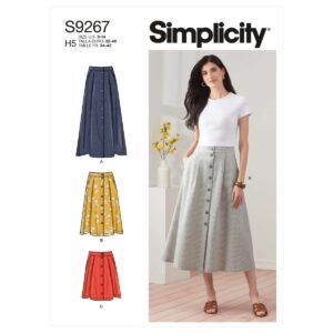 Simplicity S9267 Misses Skirts in Three Lengths
