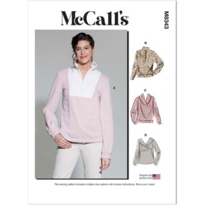 McCall's M8343 - Misses' Pull-Over Top
