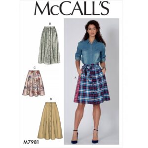 McCall's M7981 Misses Skirts