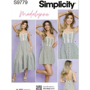 Simplicity - S9779 Misses’ Dress in Two Lengths by Madalynne Intimates