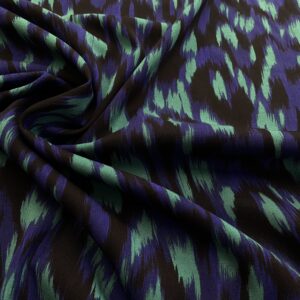V15/CC - Feathered Animal Print Stretch Viscose 1.20m Piece