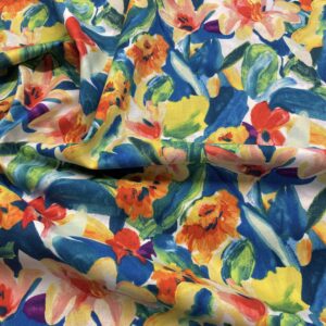 C08/CC - Tropical flowers Pima Cotton Lawn