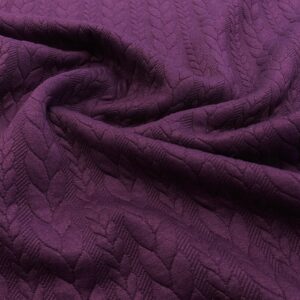 J31/CC - Dark Bordeaux Cable Knit