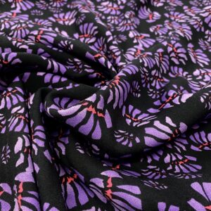 V38/CC - Floral Shards Viscose 70cm Piece