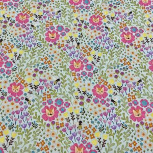Flor31/CC - Curious Garden Feline Floral