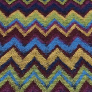 Su11/CC - Pistachio Multi Zig Zag Poly Wool Blend