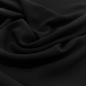 P01/DD - Black Double Crepe