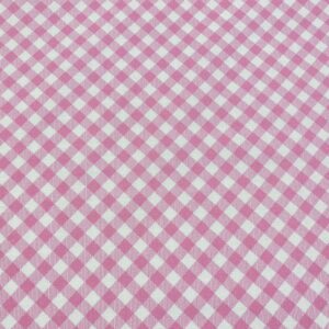 Pin01/DD - Enjoy The Ride Gingham Plaid Pink
