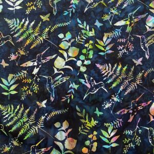BK04/DD - Hummingbirds Bali Handpaints